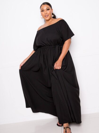 Off Shoulder See Through Dress