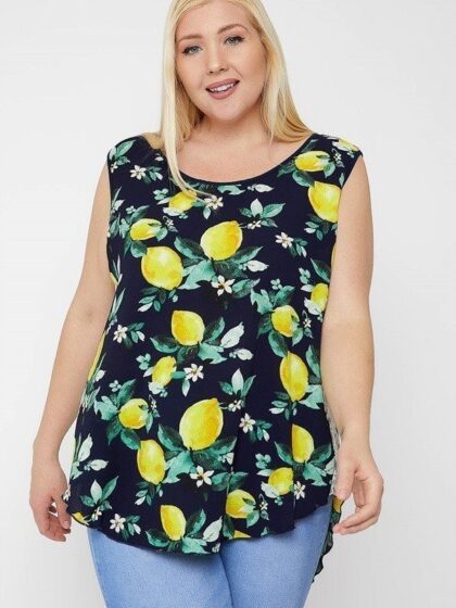 High-low Hemline Sleeveless Top