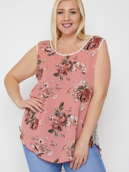High-low Hemline Sleeveless Top