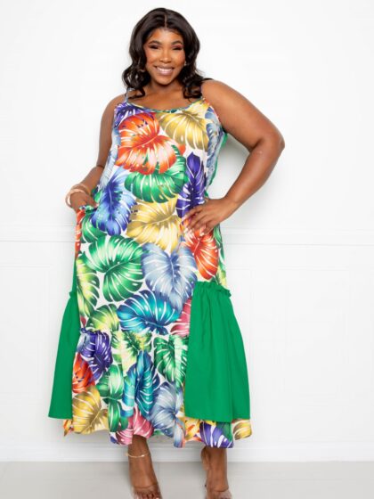 Splice Tropical Dress