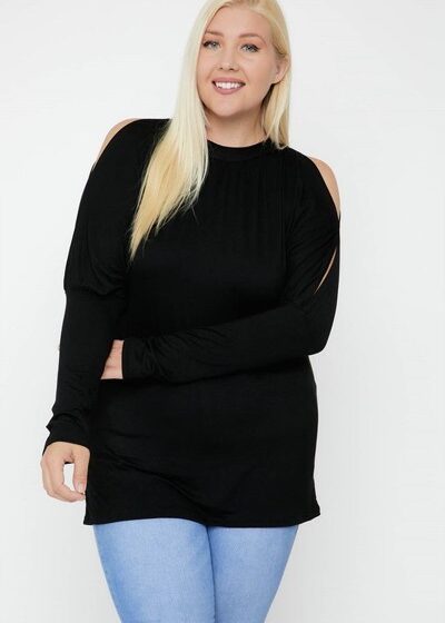 Long Sleeves Solid Top