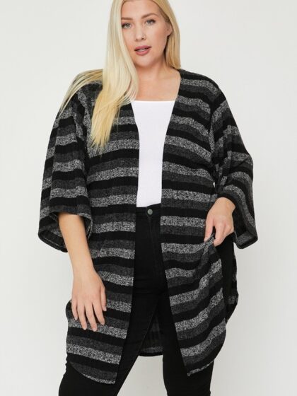 Multi-color Striped Cardigan