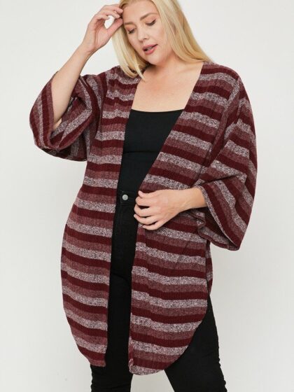 Multi-color Striped Cardigan