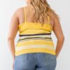 Plus Ribbed Ruffle Tank Top - Image 4