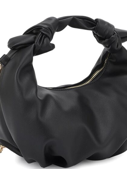 Smooth Round Handle Zipper Bag