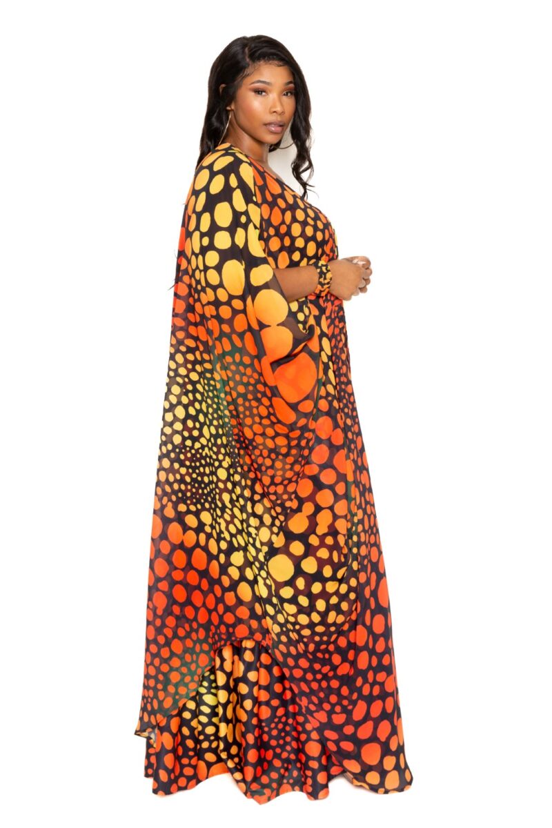 Dot Robe With Wrist Band - Image 7