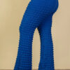 Plus Size Bubble Fabric Flare Pants - Image 4