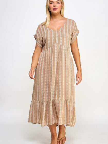 Boho Maxi Dress W/ Slip