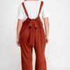 French Terry Wide Leg Jumpsuit Overalls - Image 4