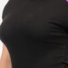 Plus Size Ribbed Short Sleeve Bodysuit - Image 29