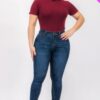 Plus Size Ribbed Short Sleeve Bodysuit - Image 22