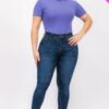 Plus Size Ribbed Short Sleeve Bodysuit - Image 17