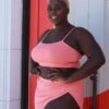 Plus Size Crop Cami & Split Thigh Maxi Skirt Set - Image 27