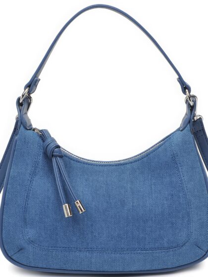 Fashion Denim Texture Shoulder Crossbody Bag